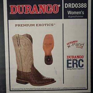 Women’s cowboy boots.  Square toe.